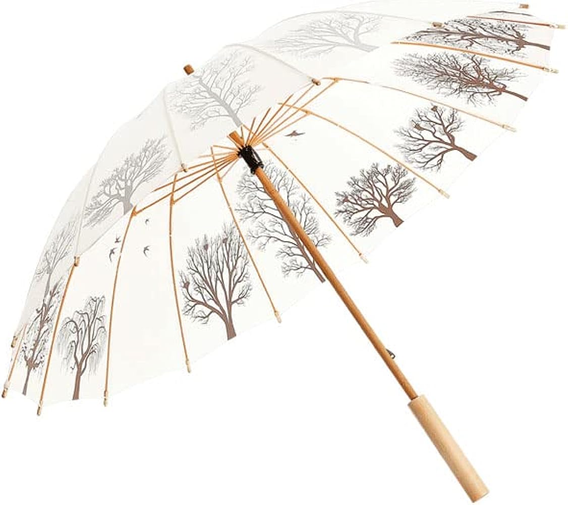 Japanese style strong windproof 16 ribs umbrella